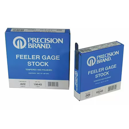 Precision Brand 19125 Feeler Gauge, High Carbon Steel, 0.0010 In
