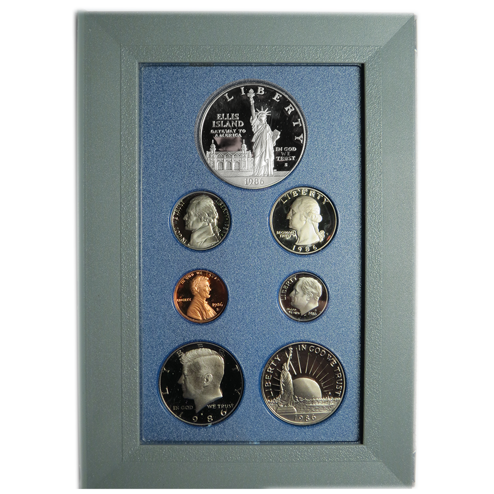 1986-S U.S. Prestige Proof Set Liberty Silver Dollar