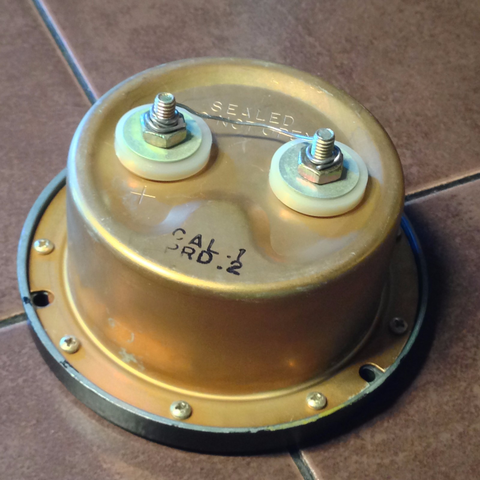 Phastron 2.5" Milliamp Meter, FS=1madc.