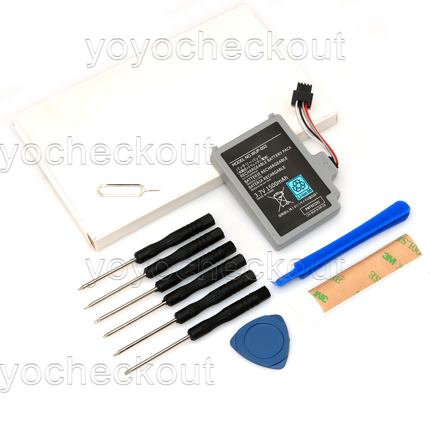 For Nintendo Wii U Gamepad Controller Battery WUP-012 Replacement Tool USA