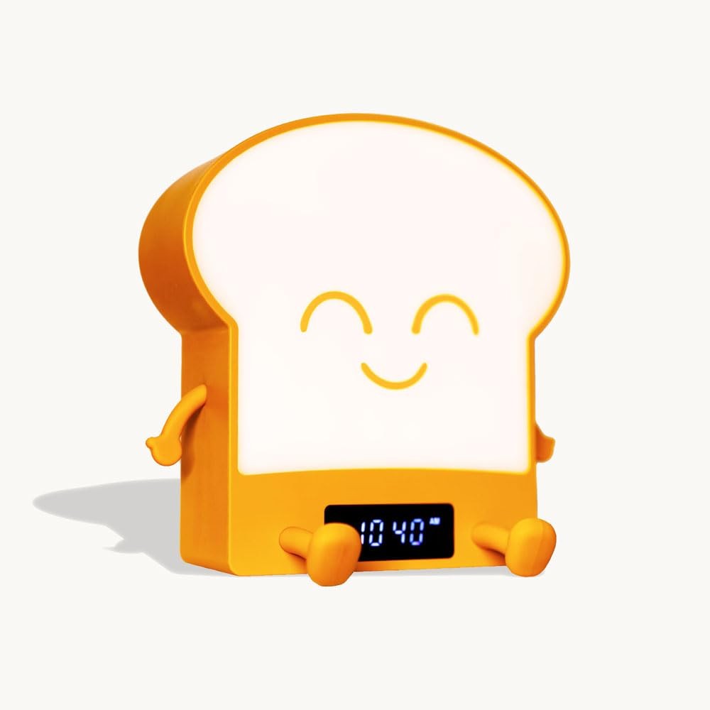 Cute Toast Bread Lamp Plus+, Multi-Color Toast Touch Bar Night Light with Clo...