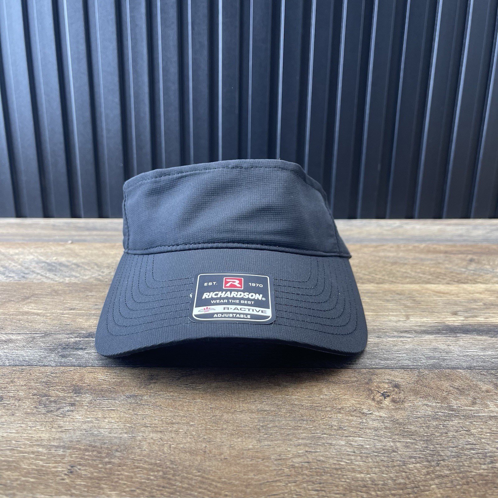 Richardson 160 Adjustable Black R-Active Outdoor Visor