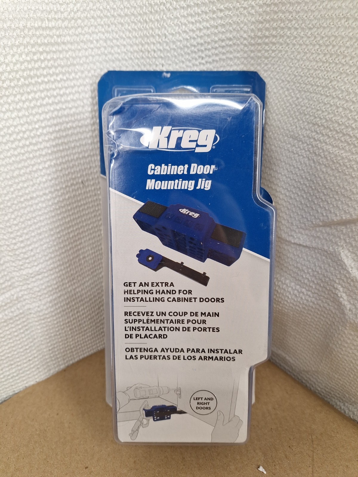 Kreg Cabinet Door Mounting Jig KHI-CDIJ Brand New Sealed Installation Tool