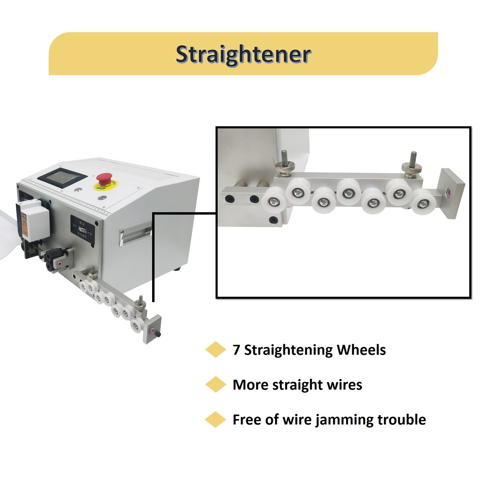 Automatic Computer Wire Stripper Cutter 110V BVR Single Wire Stripping Machine