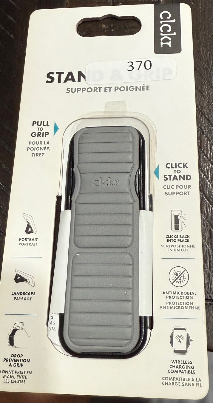 CLCKR Universal Grip & Stand Adhesive Holder for Most Smartphone & Phone Case