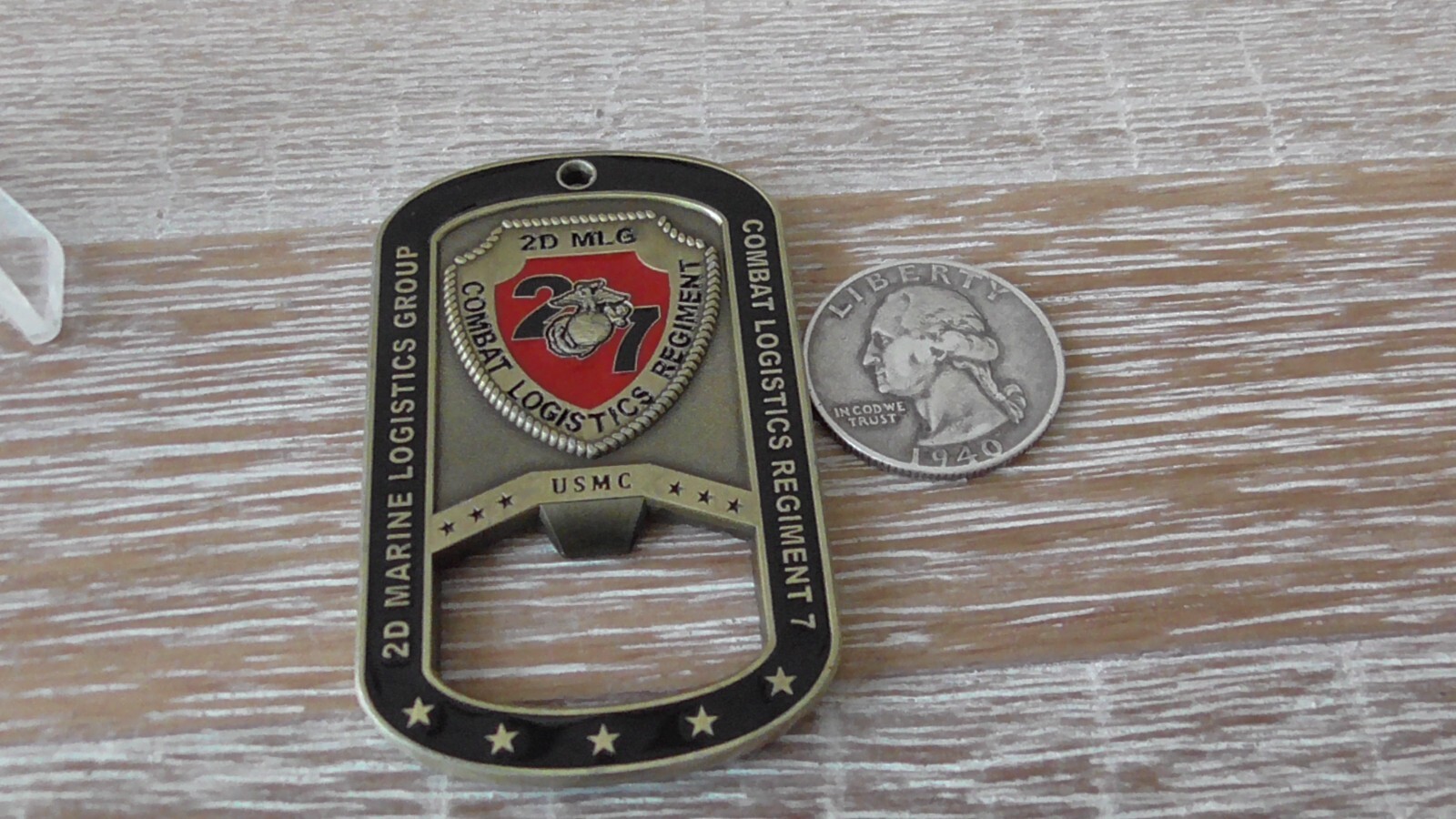 USMC 2nd Marine Logistics Group Combat Logistics Challenge Coin #A712