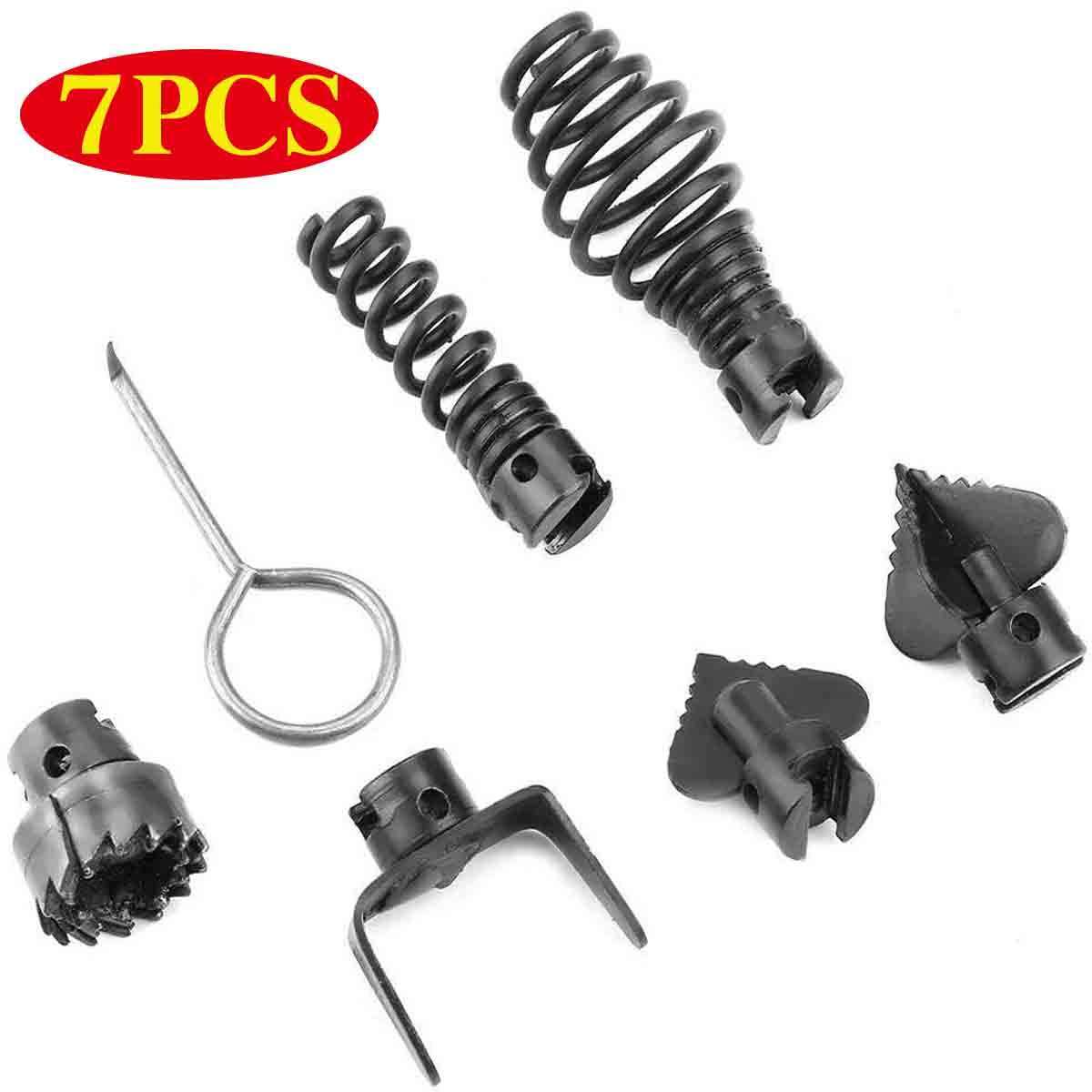 7Pcs Manganese Steel Drain Cleaner Combination Cutter Head For Dredging Machine