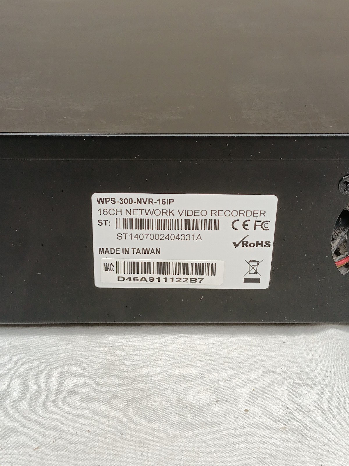 Wirepath WPS-300-NVR-16IP *Bare Unit* 16 Channel NVR *Read Description*