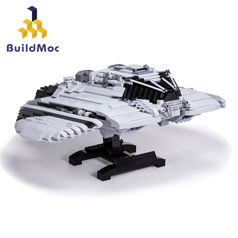 Centurion Raider MOC Model Bricks Set Battlestar Style Spaceship Toy Collection