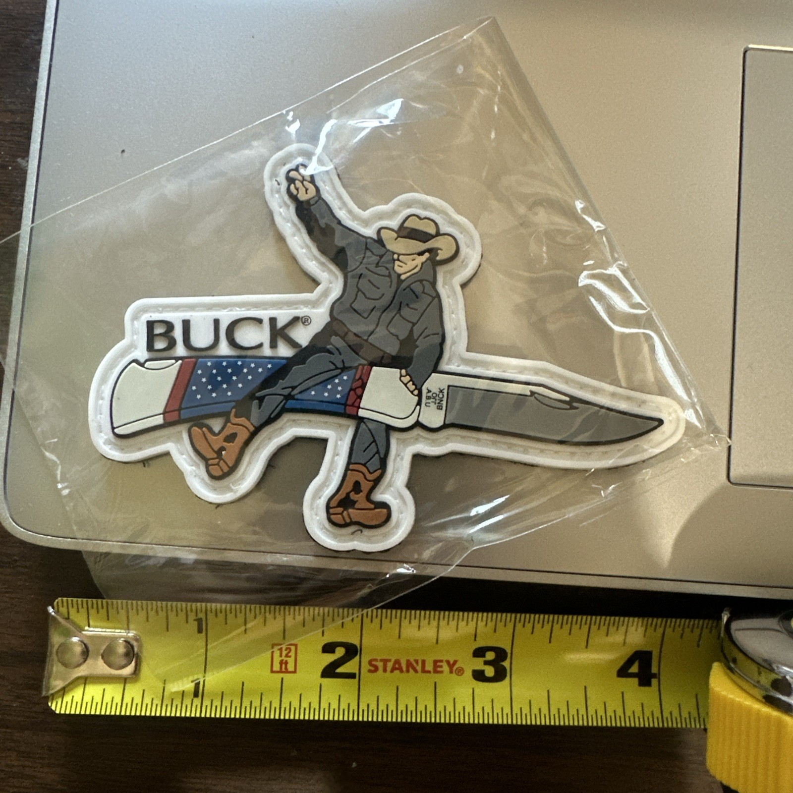 Shot Show BUCK The Cowboy / Tactical Morale Patch – Hook & Loop