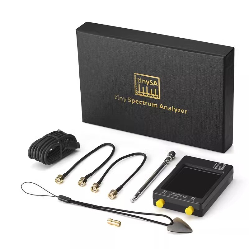 Portable RF Spectrum Analyzer Power Meter Frequency Accuracy 1ppm 2.8 Screen
