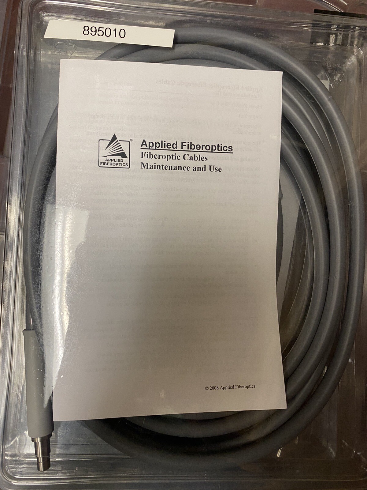Applied Fiberoptics Fiberoptic Cables 895010 Brand New