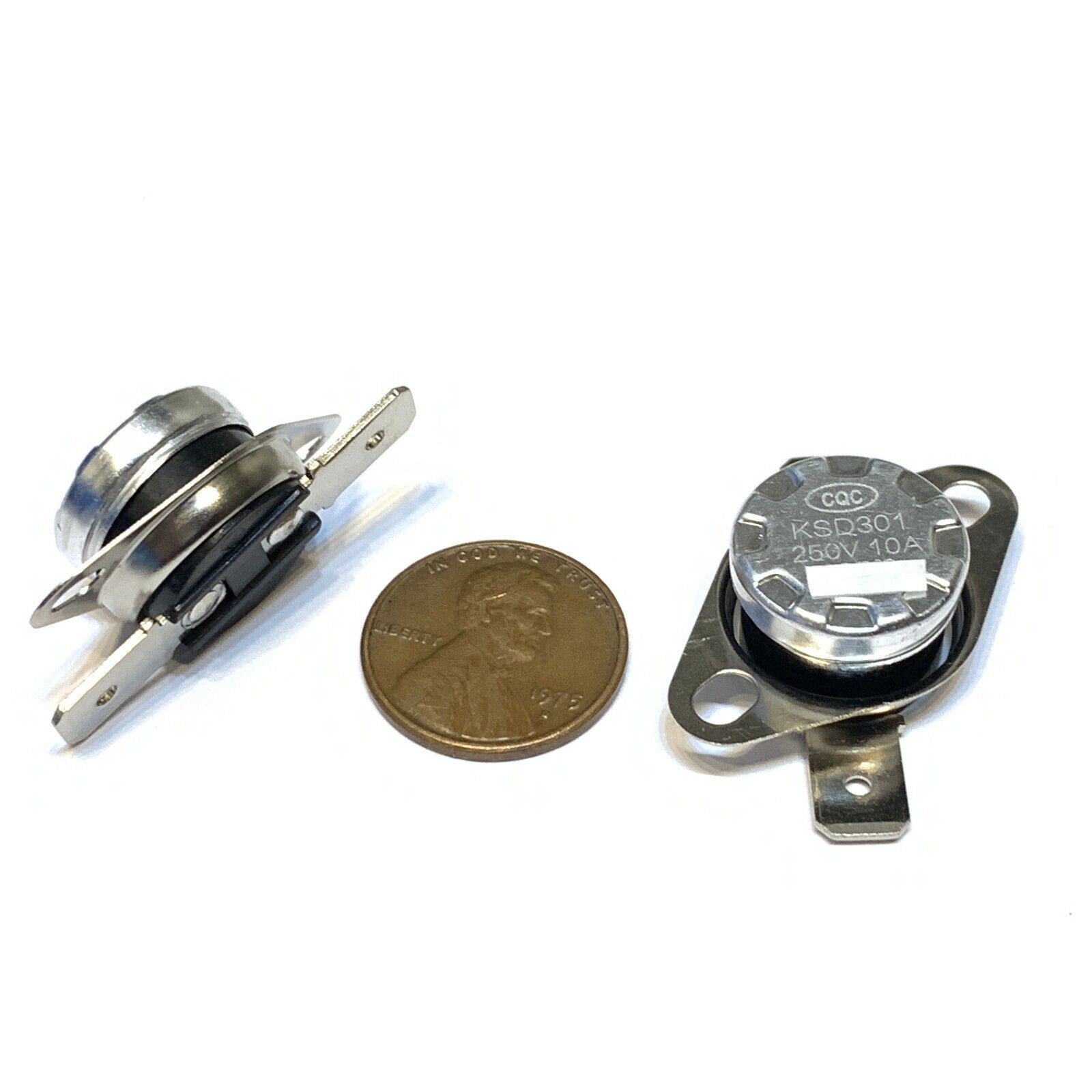 2 Pieces NC 90C  194F KSD301 normally Closed Thermal 10a Thermostat switch G564