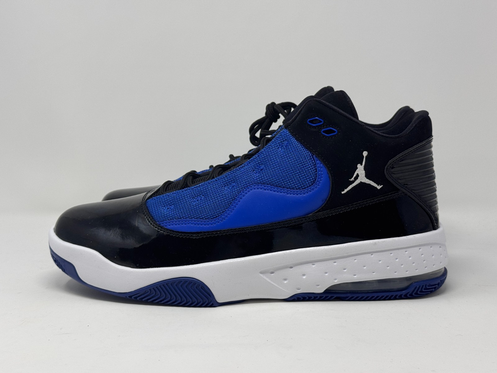 Nike Air Jordan Max Aura 2 Black Game Royal Basketball Shoe CK6636-014 Mens Size
