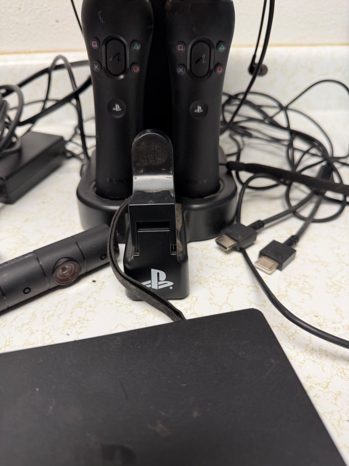 Sony PlayStation VR PS PSVR CUH-ZVR2 For PS4 Console Set Headset Tested Working