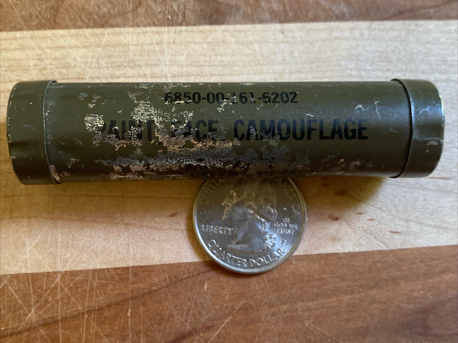 Military Face Paint Light Green And Sand Unused