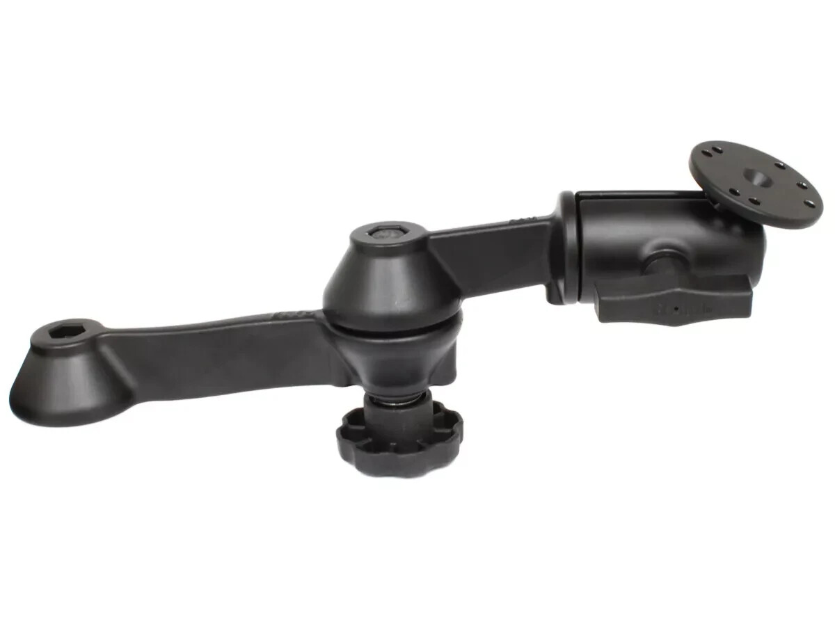 NEW RAM 12" Double Swing Arm  w/ 1.5" Ball AMPS Plate for Laptops, Tablets..more