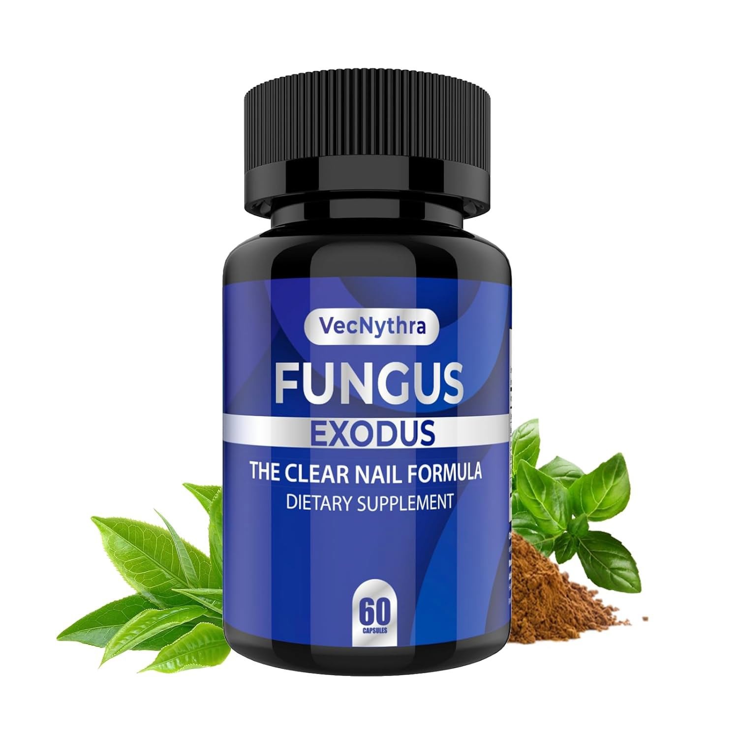 60 Capsules Fungus Exodus Clear Nail Formula Toenail Fungus Nail Health Support