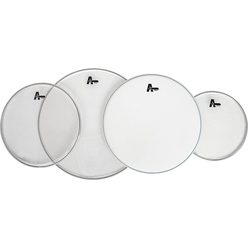 Attack Drumheads Pro Flex 1 Clear 4Piece