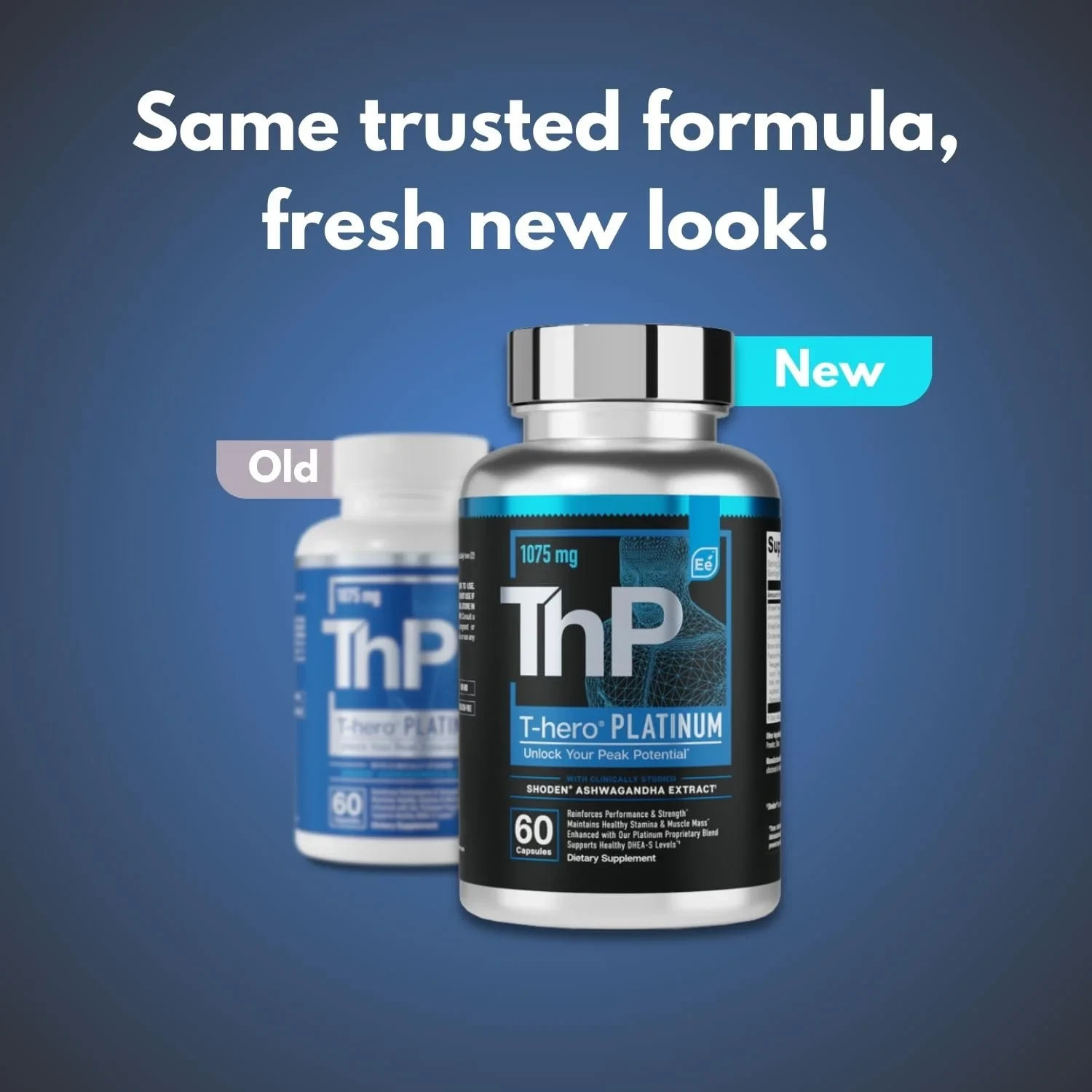 Essential Elements T-Hero Platinum - Testosterone Support for Men - Vitality and