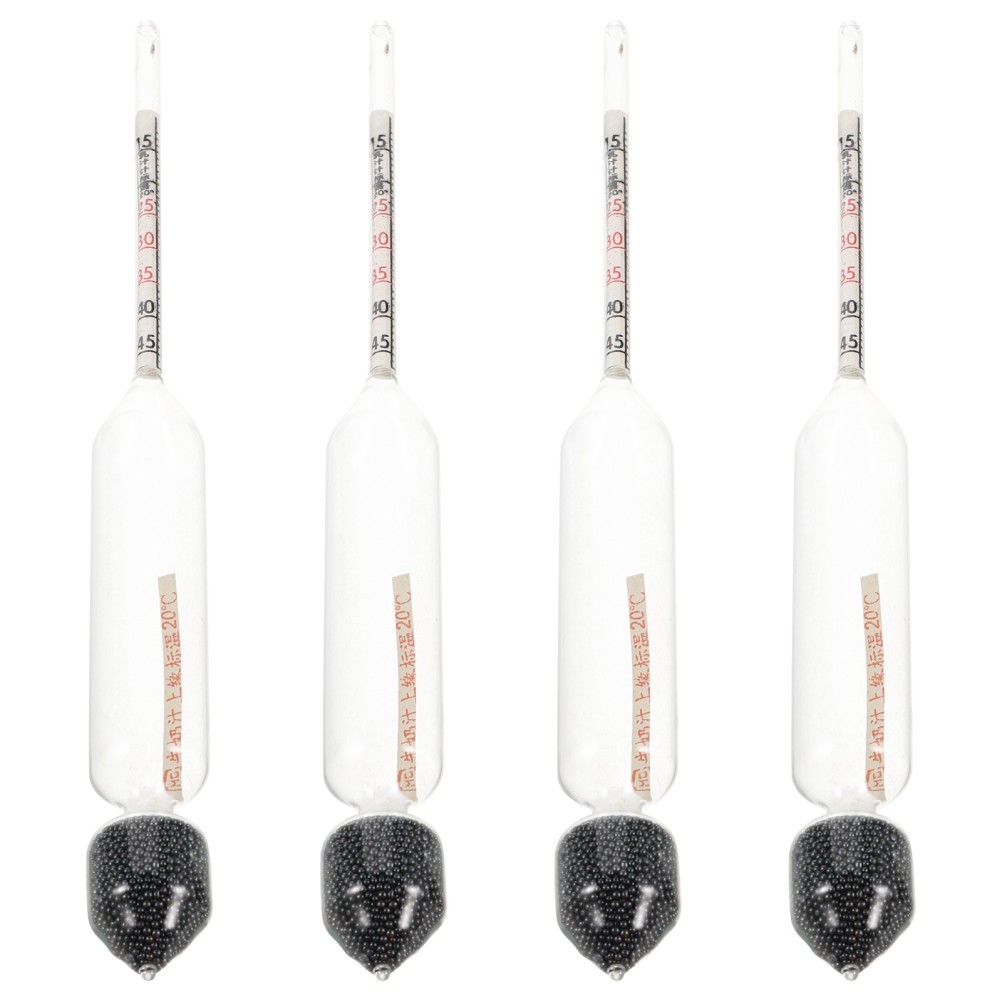 4 Pcs Dairy Density Meter Cow Milk Hydrometer Lactate for Beginners