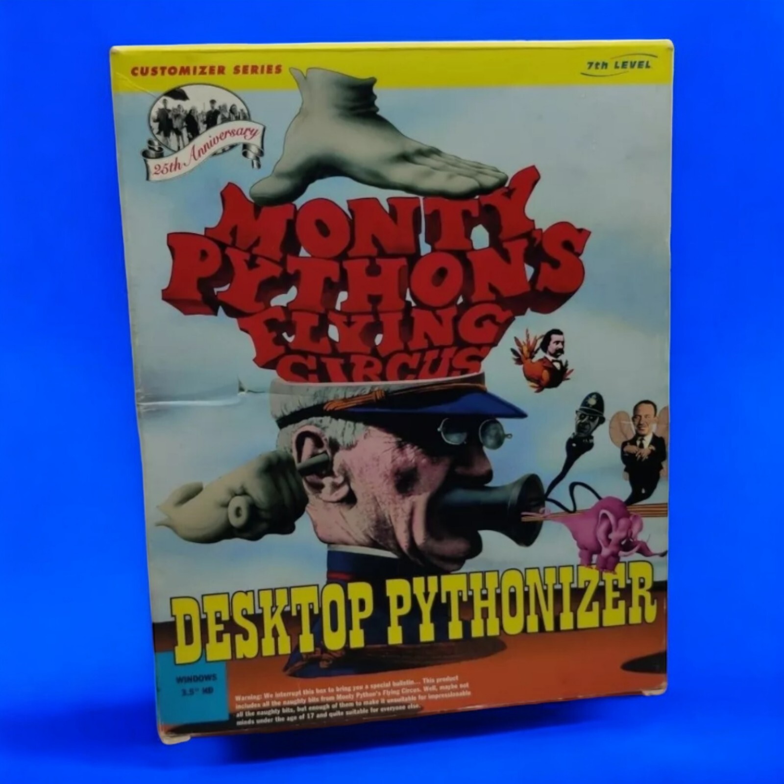 Monty Pythons Flying Circus  Desktop Pythonizer PC 3.5'' Big Box Vtg Software