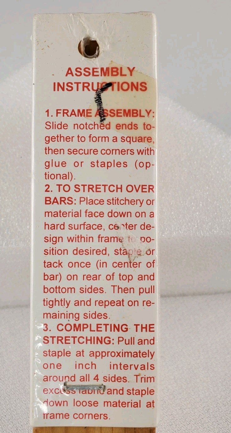 10" Stretcher Bar Wooden By Mud Design *1 Side Only* For Needlepoint Embroidery
