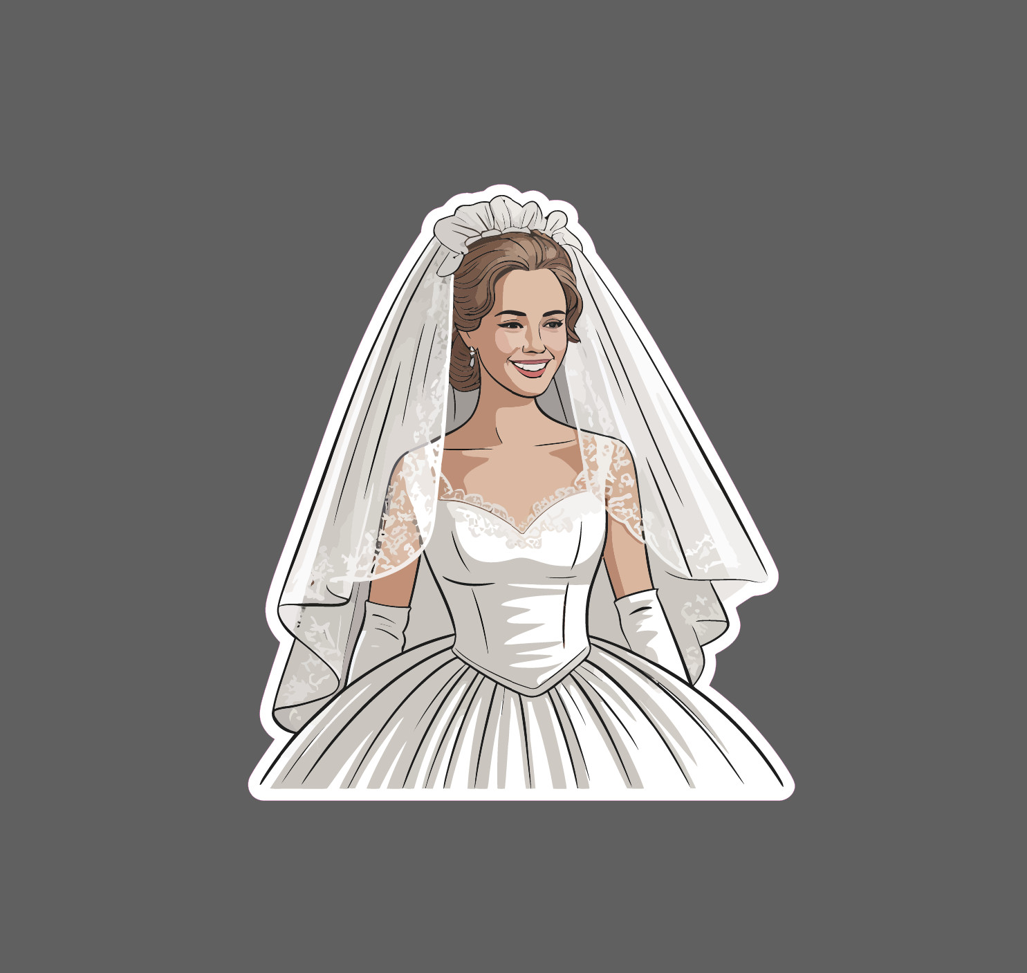 Bride Sticker Waterproof Decal Wedding Relationship Love Beauty Gift NEW