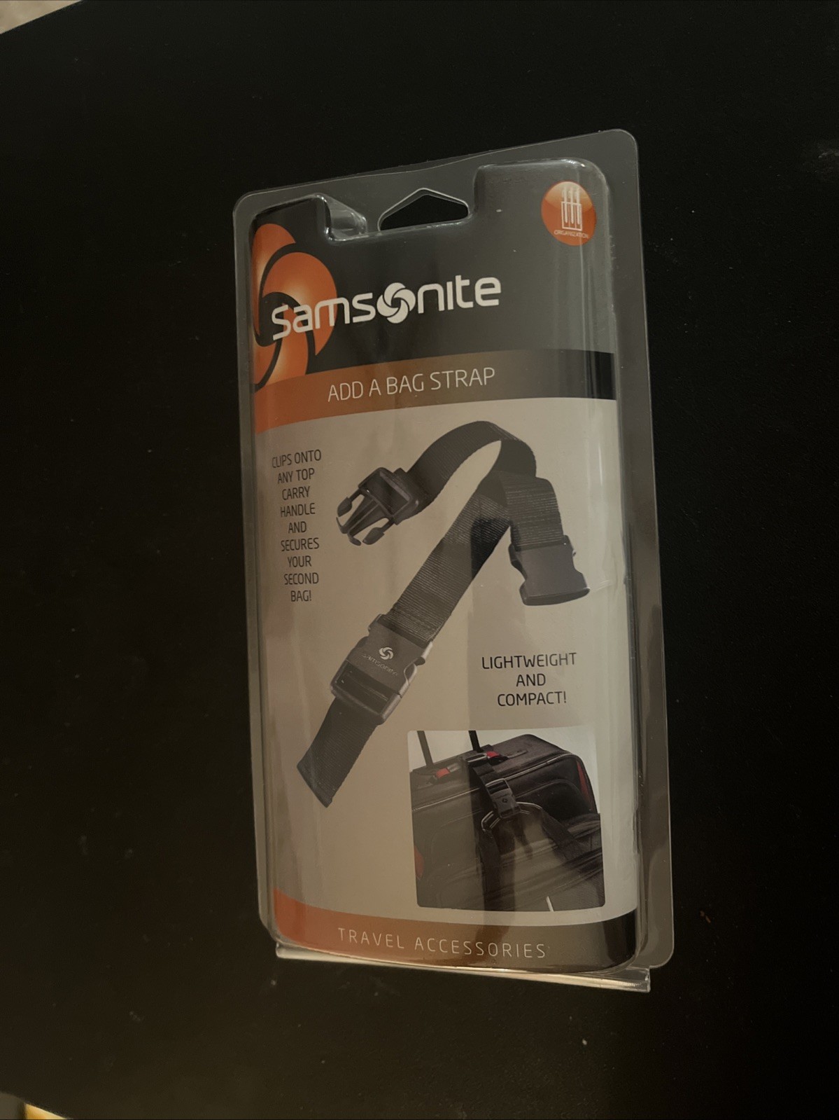 Samsonite Add A Bag Strap - Black NEW