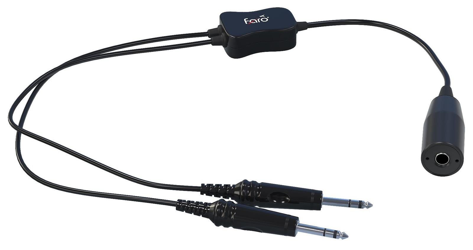 Faro Aviation - Low to High Impedance Headset Adapter (Military to GA Dual Plug)