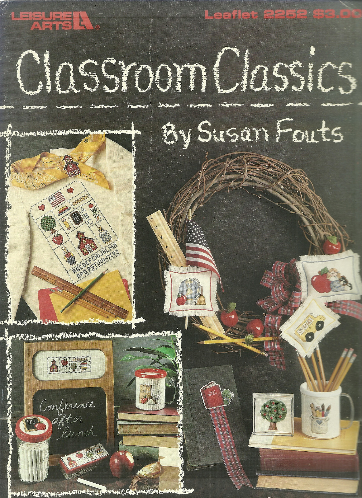 Leisure Arts Classroom Classics Cross Stitch Pattern Leaflet #2252
