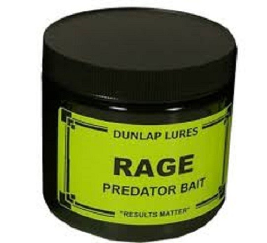 RAGE PREDATOR BAIT  16 ounce jar Dunlap Lures great for all predators