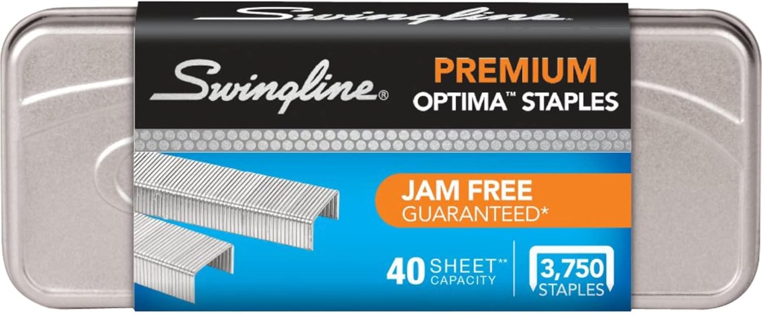 Swingline Optima Staples 1/4", 3750 Count