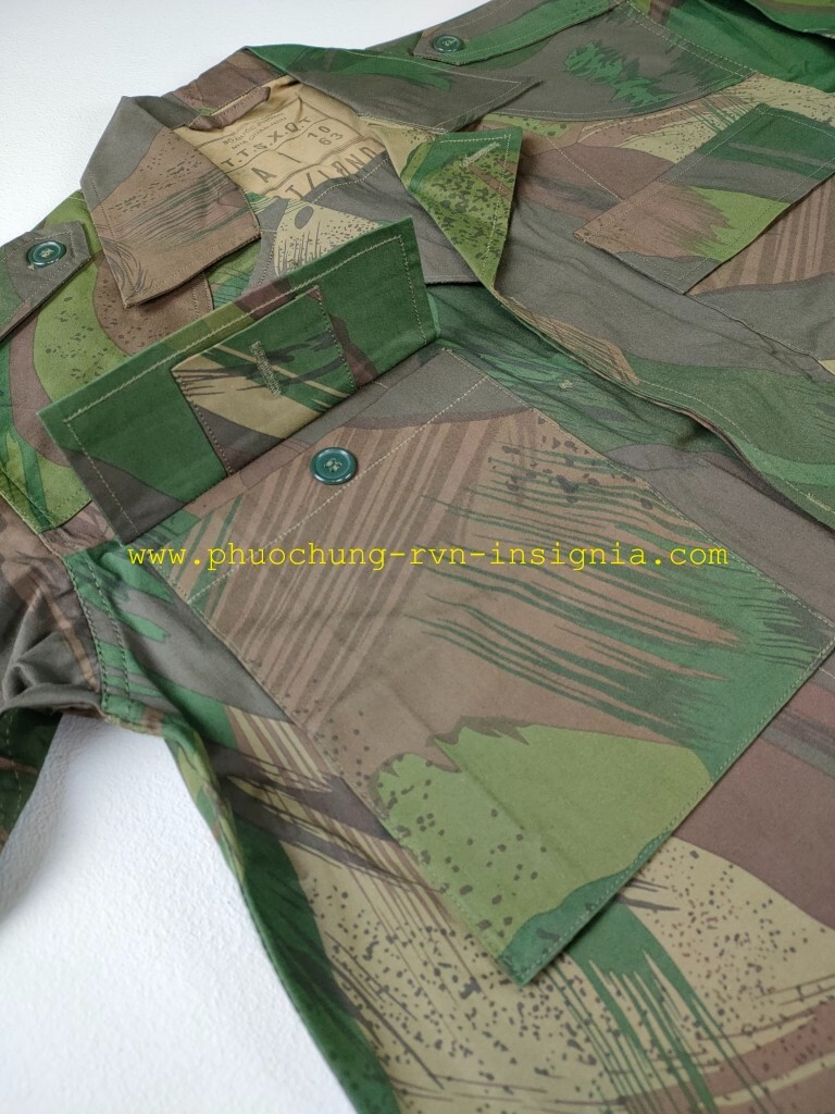 PH ARVN L Jacket Vietnamese Airborne ND Windproof Pink Huyet Du Blood Cake Camo