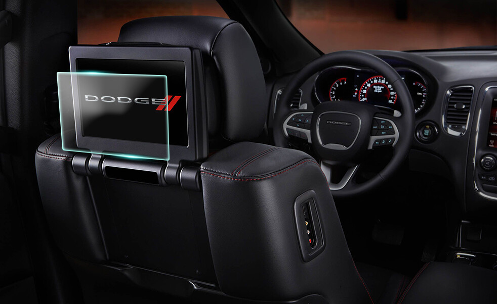 Crystal Clear Screen Protector for 2017 Dodge Durango Headrest Monitor