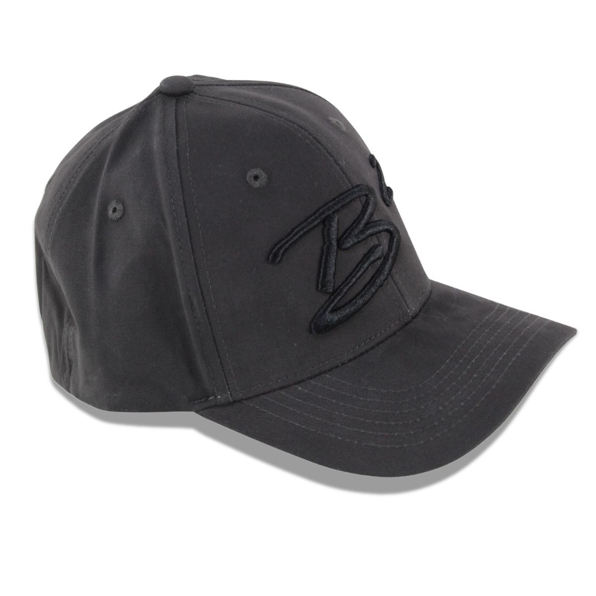 Car Audio Grey Flex-Fit Classic, Ball Cap Hat with "B2" Logo