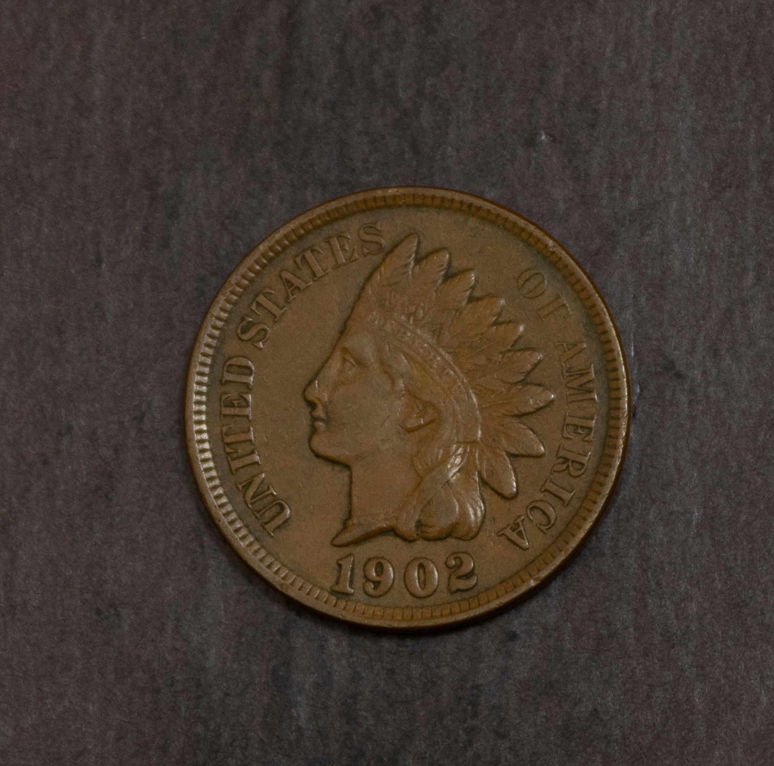 1902 Indian Cent   Choice XF    Lot F 1012