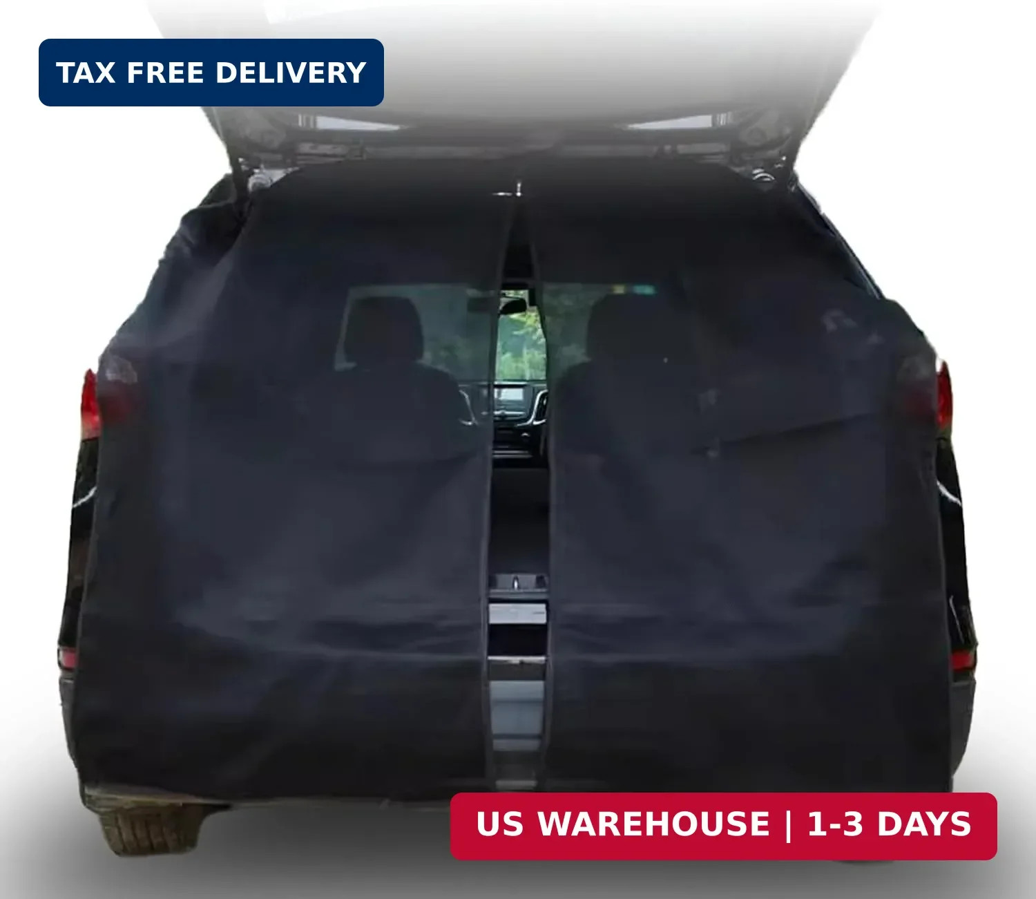 Car Tailgate Mesh Screen for SUV Camping, Bug Screen for Car, Magnetic Mosquito