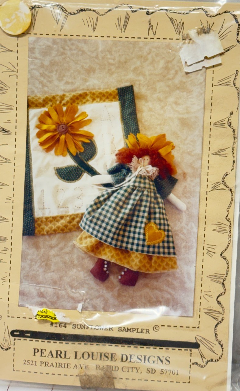 Pattern by Pearl Louise Designs #164 Sunflower Sampler