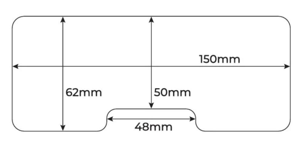 Armor Vision 62mm Smartfilm Lens Protector | 3-Pack Clear