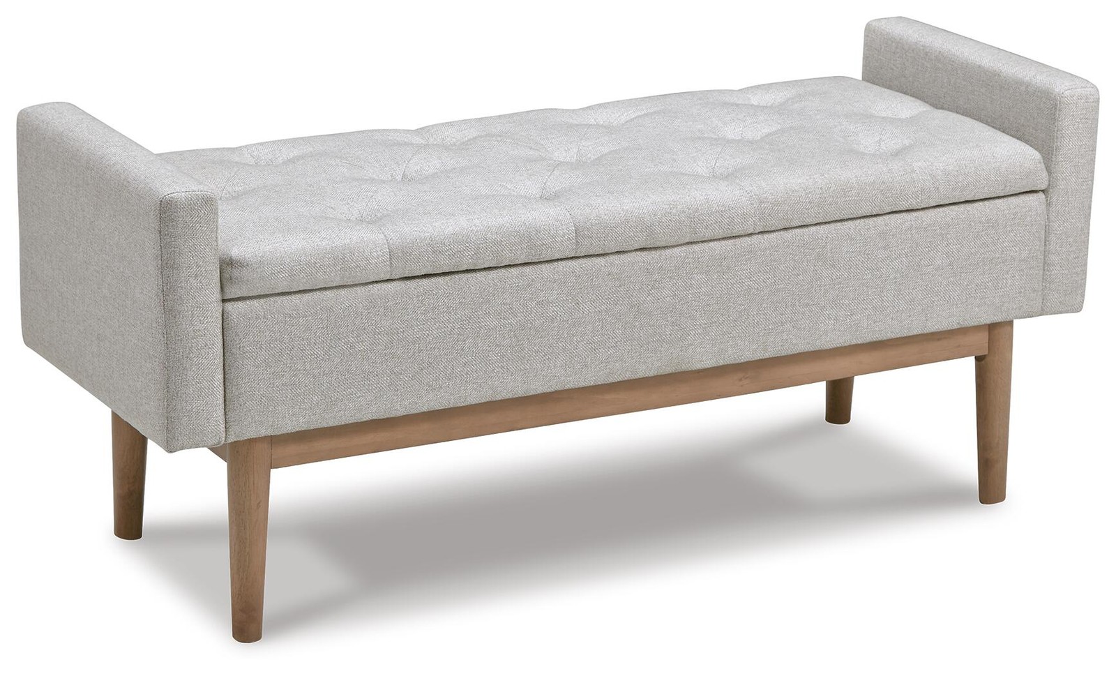 Signature Design by Ashley Contemporary Briarson Storage Bench  Beige/Brown