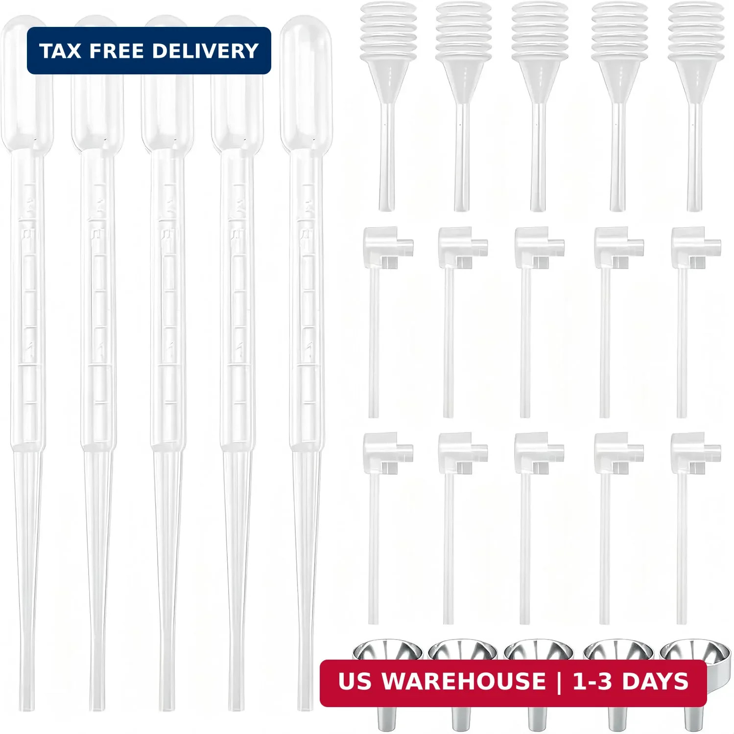 25PCS Perfume Refill Tool Kit, Perfume Dispenser Pump Transfer Tools, Replacemen
