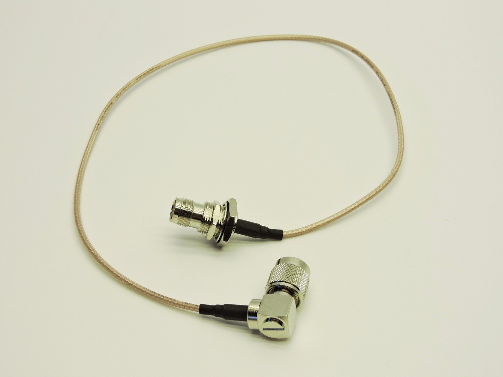 Terra-wave 100-02RA-03-P18L 310402 18" RPTNC Bulkhead Jack TWS-100 Cable Jumper