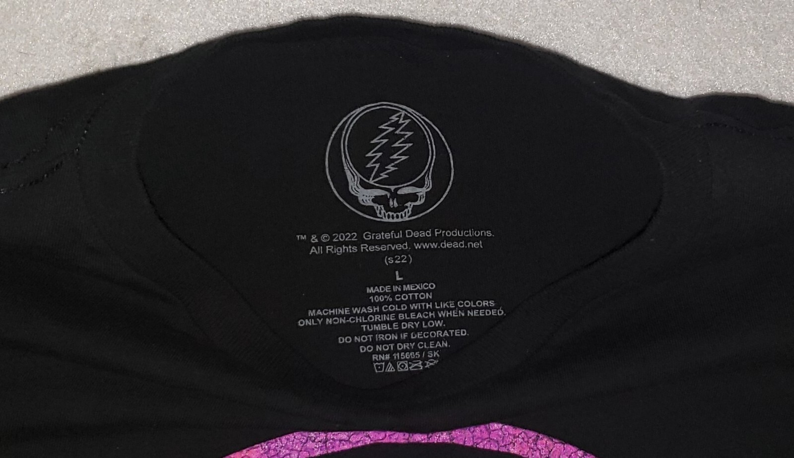GRATEFUL DEAD (Bears) Size Large Black T-Shirt