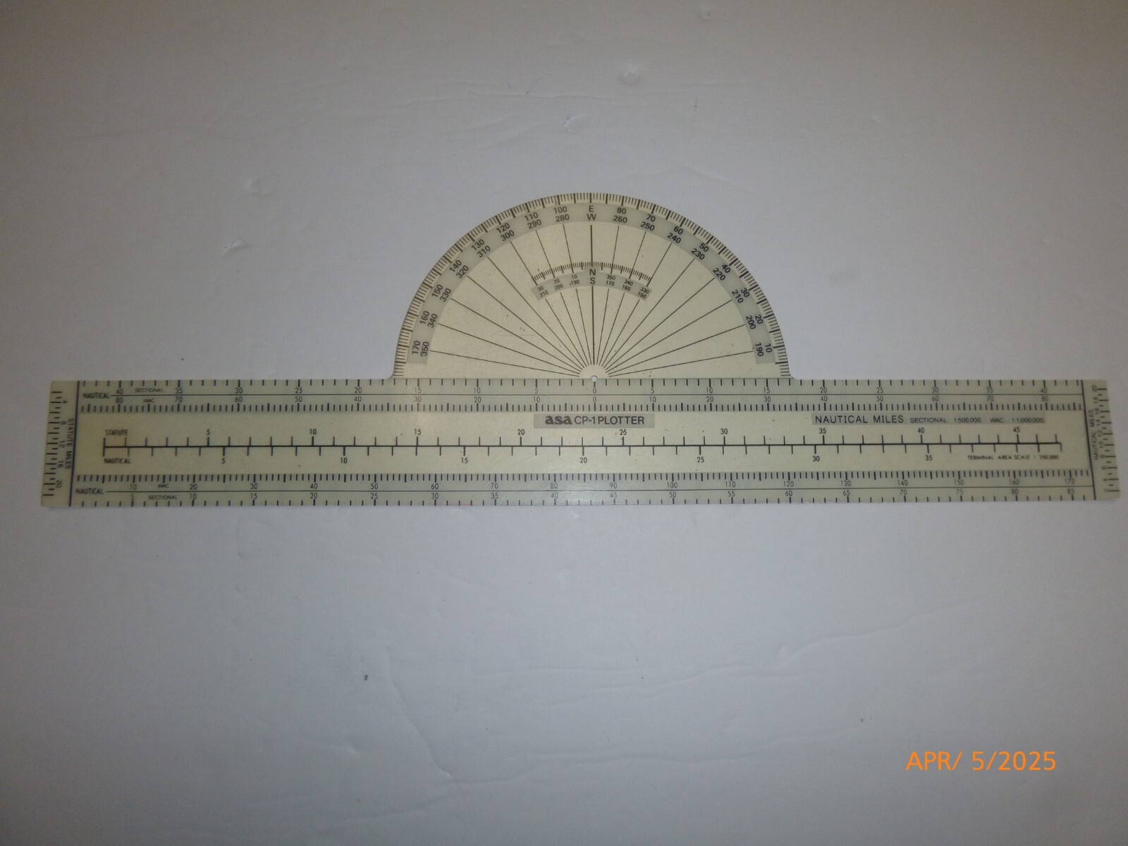 ASA Aviation Navigation CP-1 Plotter