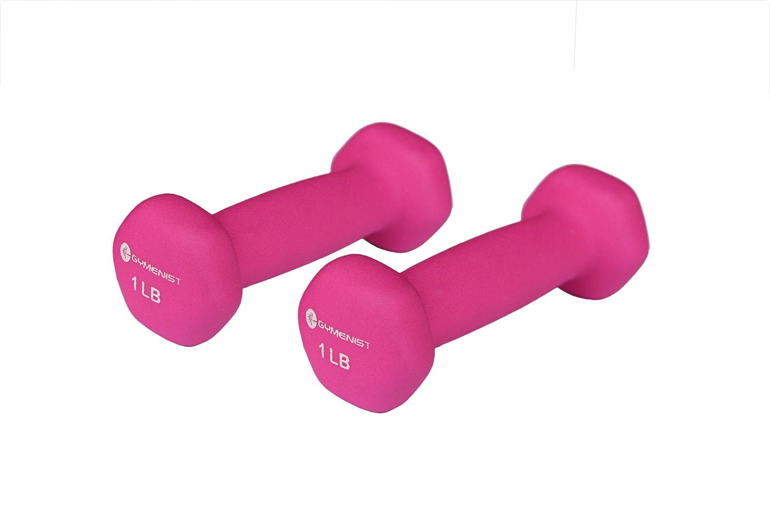 GYMENIST Pair of Dumbbells Set of 2 Soft Non Slip Grip Dumbbells Pair Covered...