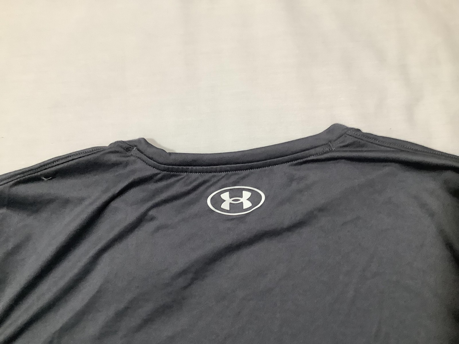 Under Armour Shirt Mens Medium Gray Team Tech Short Sleeve Athletic Training Tee