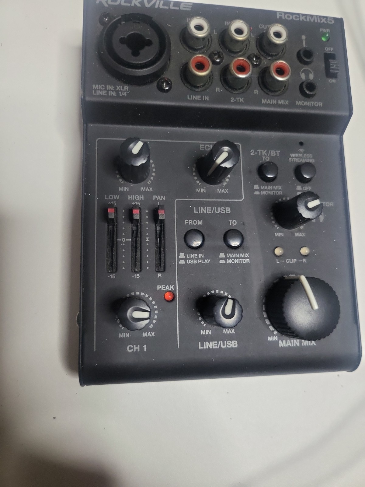 Rockville RockMix5 Rock Mix 5 Channel Mixer