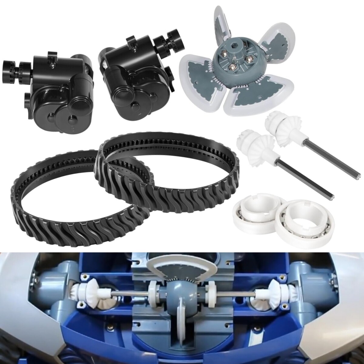 For Zodiac R0796200 MX8/MX8 Elite Pool Cleaner 9PCS Tune Up Rebuild Kit R0796200