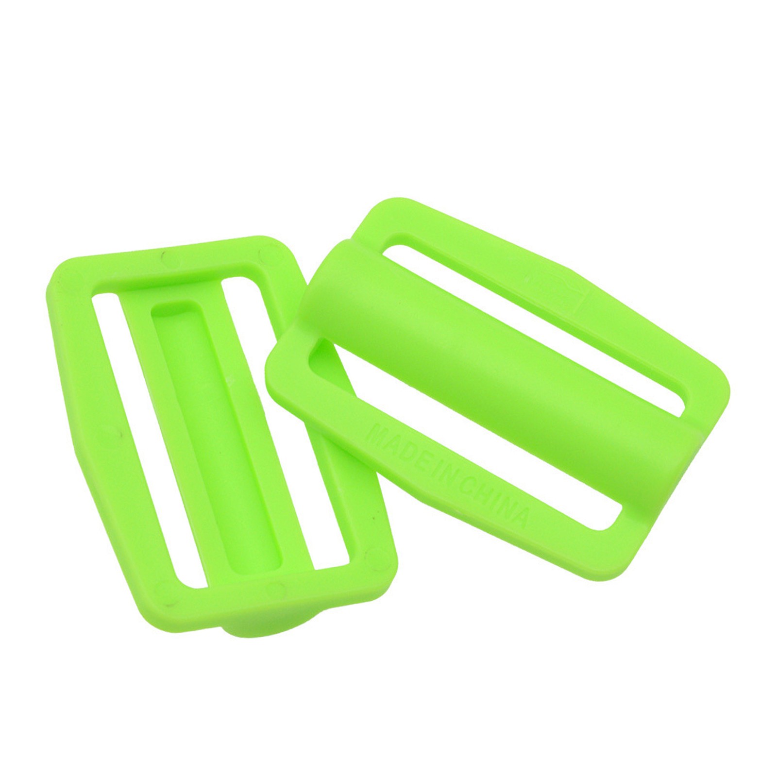 2pcs Scuba Diving Backplate Webbing Keeper Adjustable Webbing Buckle BCD RGZV